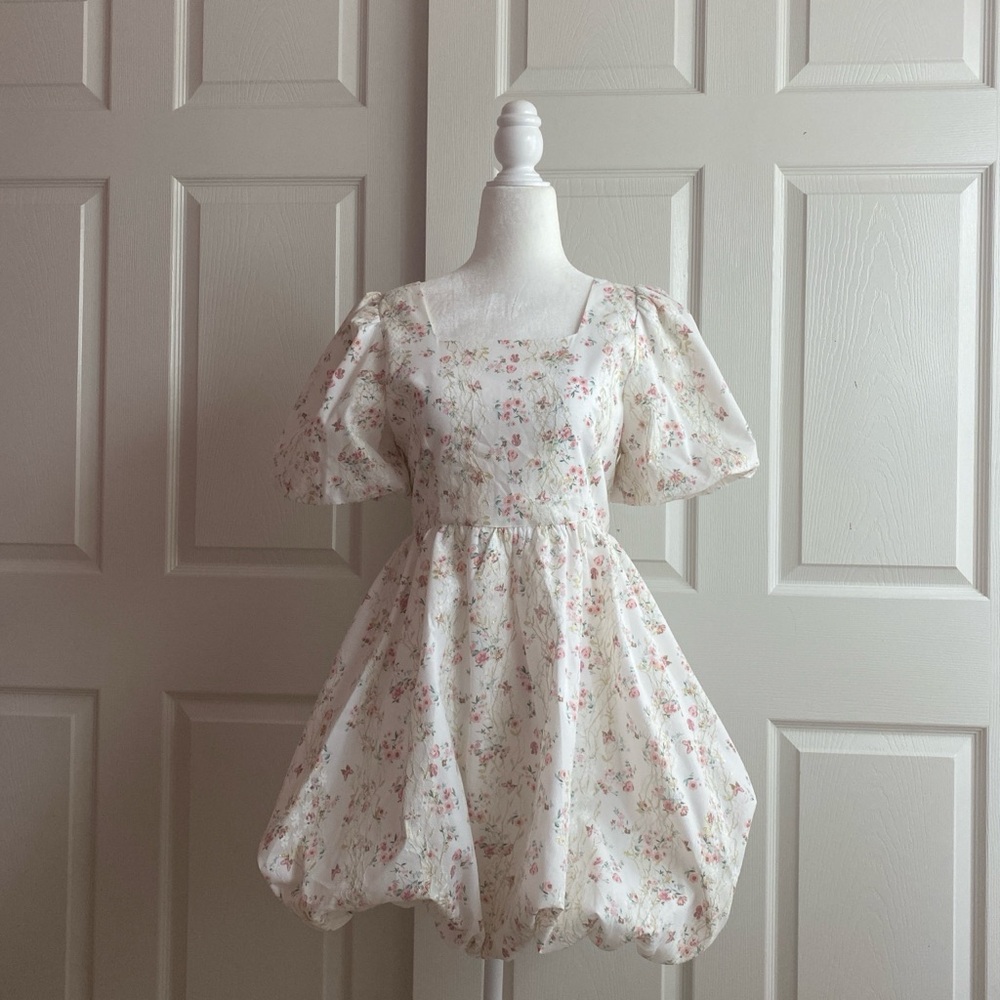 Floral tea dress